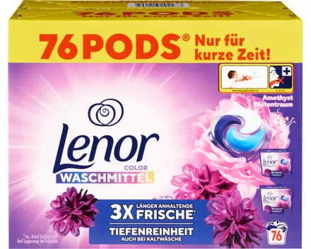 Lenor Waschmittel All in 1 Pods Amethyst Blütentraum