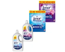 LENOR Waschmittel flüssig und Pulver