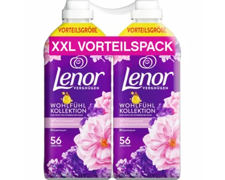 Lenor Weichspüler Amethyst Blütentraum 2 x 56 Waschgänge