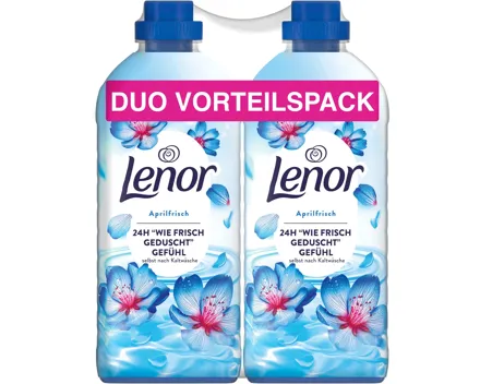 Lenor Weichspüler Aprilfrisch, 2 x 71 Waschgänge
