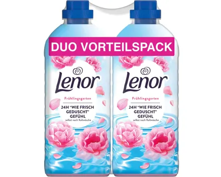 Lenor Weichspüler Frühlingsgarten, 2 x 71 Waschgänge