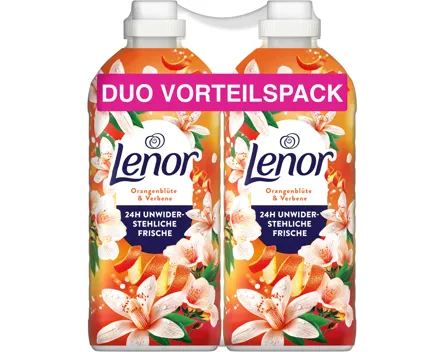 Lenor Weichspüler Orangenblüte & Verbene, 2 x 71 Waschgänge