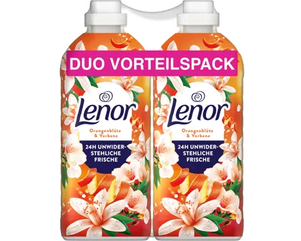 Lenor Weichspüler Orangenblüte & Verbene, 2 x 71 Waschgänge
