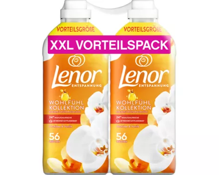 Lenor Weichspüler Orchidee & Vanille 2 x 56 Waschgänge