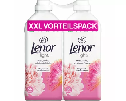 Lenor Weichspüler Pfingstrose und Hibiskusblüte 2 x 56 Waschgänge