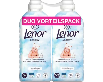 Lenor Weichspüler Sensitiv 2 x 59 Waschgänge