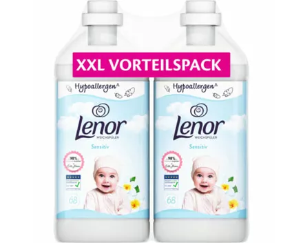 Lenor Weichspüler Sensitiv 2 x 68 Waschgänge