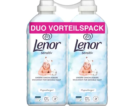 Lenor Weichspüler Sensitive, 2 x 71 Waschgänge