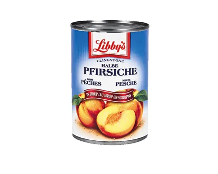 Libby's Birnen / Pfirsich halbe