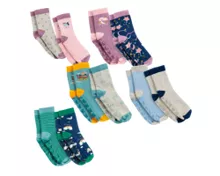 LILY & DAN Kinder-Socken, Anti-Rutsch, Baumwolle (BIO)