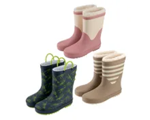 LILY & DAN Kleinkinder Gefütterte Regenstiefel