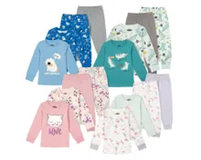 LILY & DAN Kleinkinder-Pyjama, 2er-Pack