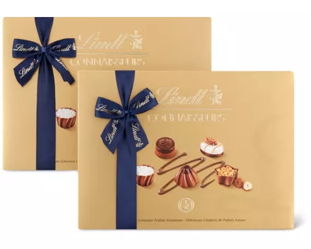 Lindt-Connaisseurs, -Mini Pralinés oder -Kirschstengeli