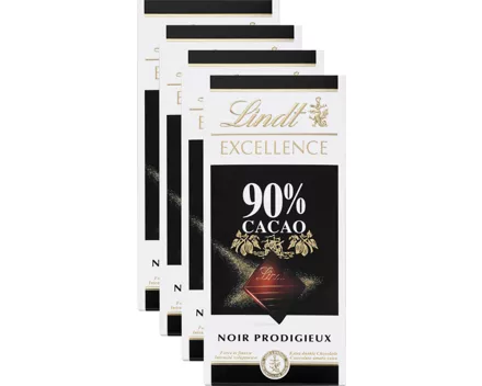 Lindt Excellence Tafelschokolade 90% Kakao
