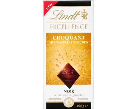 Lindt Excellence Tafelschokolade Croquant