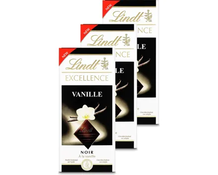 Lindt Excellence Vanille 3x100g