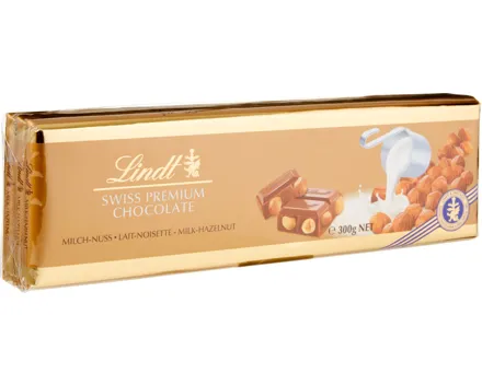Lindt Goldtafel Milch-Nuss