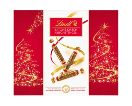 Lindt Kirschstengeli Weihnachten
