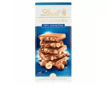 Lindt Les Grandes Milch Nuss Tafelschokolade