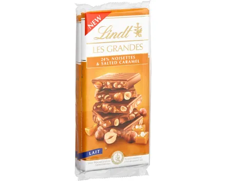 Lindt Les Grandes Tafelschokolade Salted Caramel