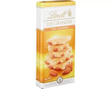 Lindt Les Grandes Tafelschokolade Weiss