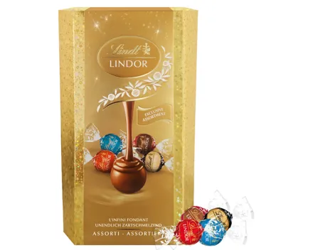 Lindt Lindor Assortiert Exklusives Geschenk Weihnachten