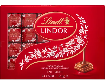 Lindt Lindor Carrés Milch