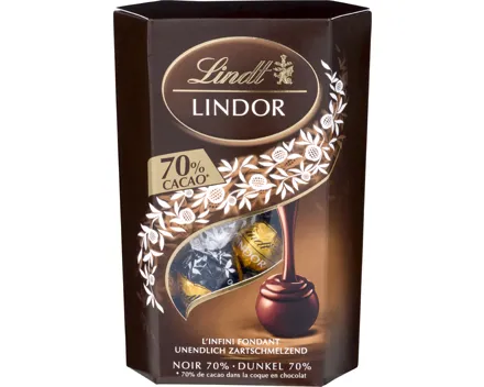 Lindt Lindor Kugeln Dunkel 70 % Kakao