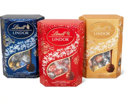 Lindt Lindor Kugeln im Weihnachtsdesign