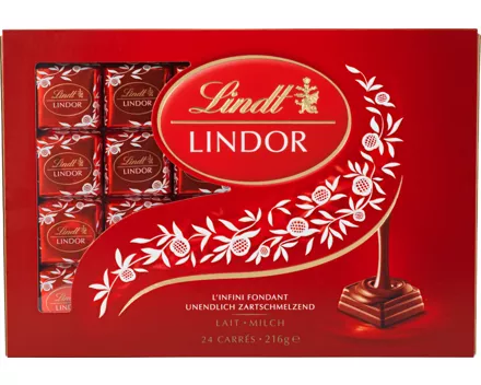 Lindt Lindor Les Carrés Milch