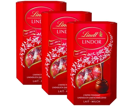Lindt Lindor Milch 3x 200g