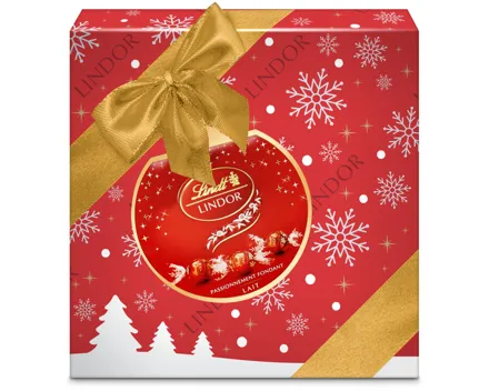 Lindt Lindor Milch Geschenkbox Weihnachten