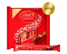 Lindt Lindor Milch Riegel 4x25g