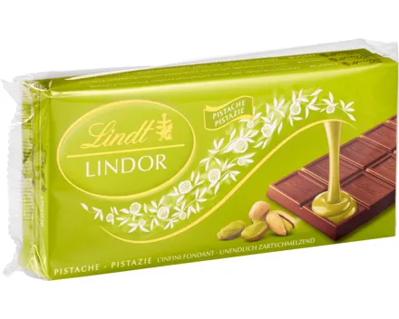 Lindt Lindor Tafelschokolade Pistazie