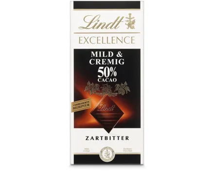 Lindt Tafelschokolade Excellence 50% Mild