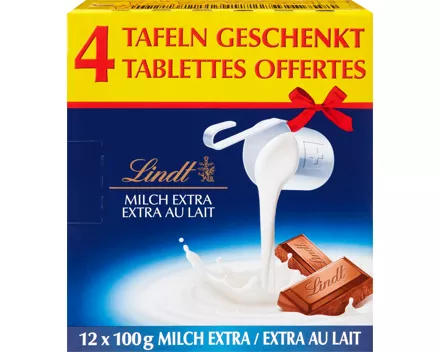 Lindt Tafelschokolade Milch Extra