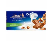 Lindt Tafelschokolade Milch Nuss