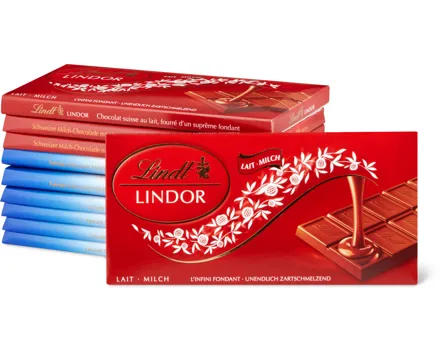 Lindt Tafelschokoladen assortiert, 10er-Pack