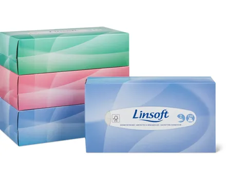 Linsoft-Kosmetik- und -Taschentücher, FSC®