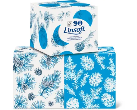 Linsoft Kosmetiktücher Würfel, FSC®