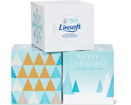Linsoft Kosmetiktücher-Würfel, FSC®