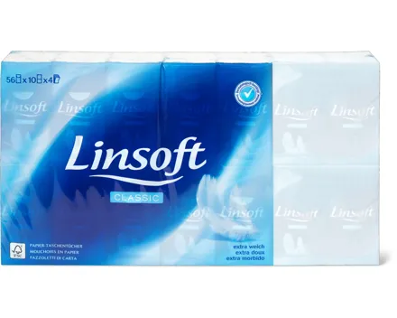 Linsoft-Taschen- oder -Kosmetiktücher