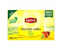 Lipton Tee Yellow Label Schwarztee 20 Beutel