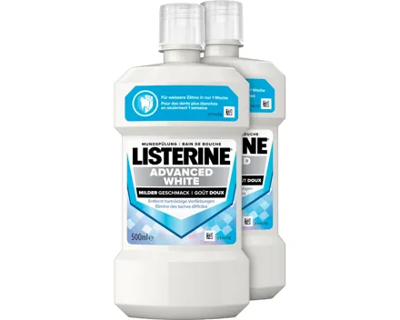 Listerine Mundspülung Advanced White 2 x 500 ml