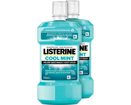 Listerine Mundspülung Coolmint Mild Duo 2 x 500 ml
