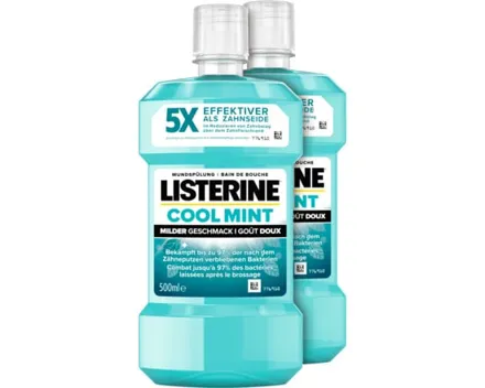 Listerine Mundspülung Coolmint Mild Duo 2 x 500 ml