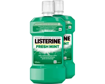 Listerine Mundspülung Freshmint 2 x 500 ml