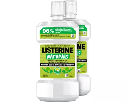 Listerine Mundspülung Naturals 2 x 500 ml