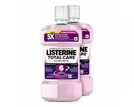 Listerine Mundspülung Total Care Extra Mild 2 x 500 ml