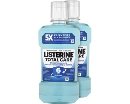 Listerine Mundspülung Total Care Zahnstein-Schutz 2 x 500 ml